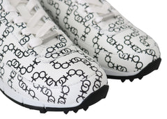 Tênis Jimmy Choo Elegante Monocromático de Couro