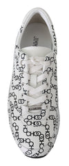 Tênis Jimmy Choo Elegante Monocromático de Couro