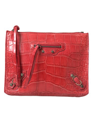 Bolsa Balenciaga Exotic Red em Couro de Jacaré