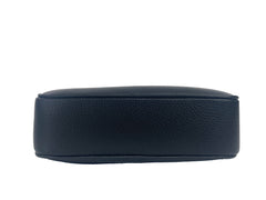 Bolsa pequena de couro para câmera Burberry com logo TB