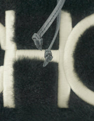 Bolsa de ombro e alça superior em couro preto Jimmy Choo