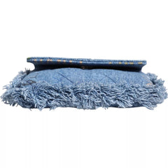 Bolsa de ombro com franjas e estampa de micrologotipo Chanel Denim Mood Flap