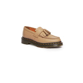 Sapato baixo de couro bege Dr. Martens