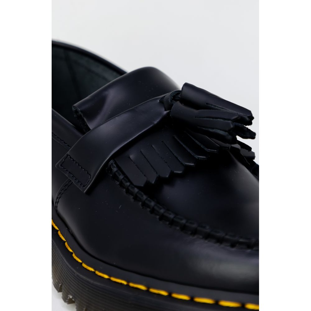 Tênis de couro preto Dr. Martens
