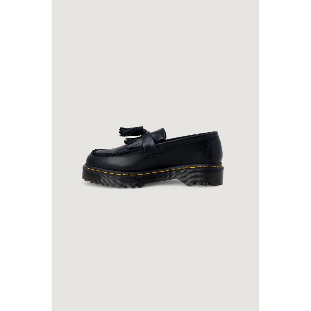 Tênis de couro preto Dr. Martens