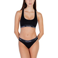 Calvin Klein Underwear Roupa íntima preta de algodão