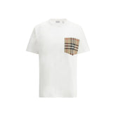 Camiseta Burberry Archive com bolso xadrez