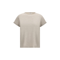 Camiseta Brunello Cucinelli de caxemira com glitter