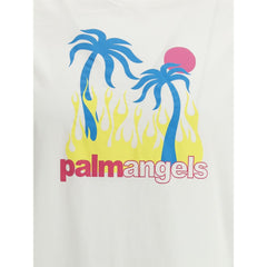 Camiseta Palm Angels Burning Oasi