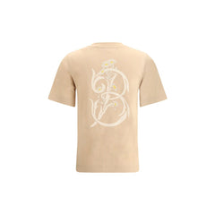 Camiseta com logotipo floral da Burberry