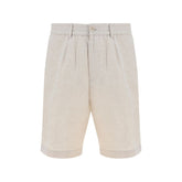 Shorts de linho Brunello Cucinelli