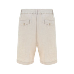 Shorts de linho Brunello Cucinelli