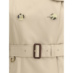 Jaqueta trench coat com abotoamento Burberry