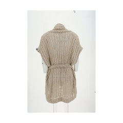 Cardigan perfurado com lantejoulas Brunello Cucinelli