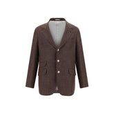 Jaqueta Blazer de Linho Brunello Cucinelli