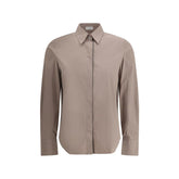 Camisa Brunello Cucinelli com enfeites