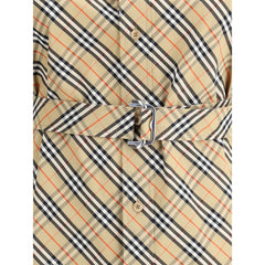 Vestido camisa xadrez Burberry Archivio