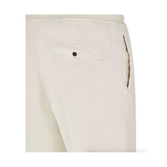 Calça de moletom masculina Stone Island Bege Cotton