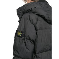 Jaqueta de Nylon Preta Stone Island