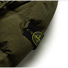 Jaqueta de Nylon Verde Stone Island