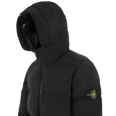 Jaqueta de Nylon Preta Stone Island