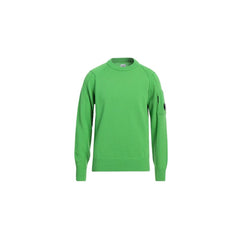 Cardigan masculino de lã branca da CP Company