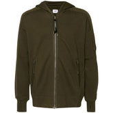 Suéter de algodão verde da CP Company