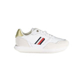 Tênis Tommy Hilfiger Branco de Couro Feminino