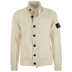 Suéter de lã branca Stone Island