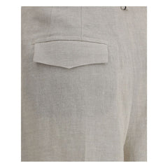 Calça de linho Brunello Cucinelli