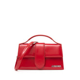 Bolsa de ombro Jacquemus em couro vermelho