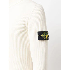 Suéter de lã branca Stone Island