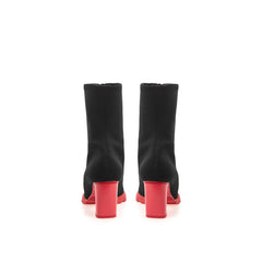 Bota de Neoprene Preta Alexander McQueen