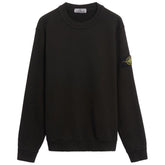 Suéter de algodão preto Stone Island