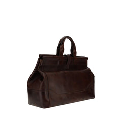 Bolsa de viagem de couro Brunello Cucinelli