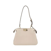 Bolsa de ombro Fendi Peekaboo de couro