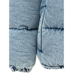 Jaquetas e casacos de poliéster azul Miu Miu