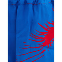 Bottega Veneta Shorts de Viscose Elegante Multicolorido