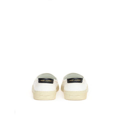 Tênis Saint Laurent Branco Algodão