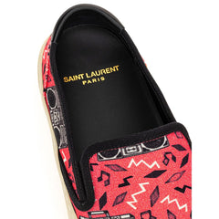 Tênis Saint Laurent Rosa Algodão