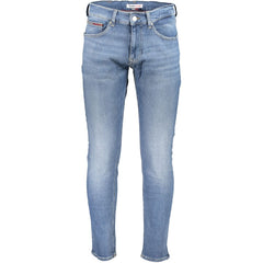 Calça jeans e calça Tommy Hilfiger de algodão azul