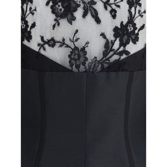 Alexander McQueen Top de renda