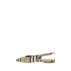 Burberry Birdie Check slingback Bailarinas