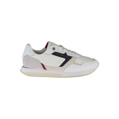 Tênis Tommy Hilfiger Branco de Couro Feminino