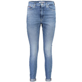 Calça Jeans Tommy Hilfiger Azul Claro Algodão Feminina