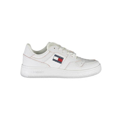 Tênis Tommy Hilfiger Branco de Couro Feminino