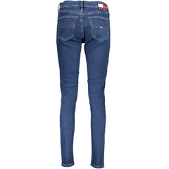 Calça jeans e calça Tommy Hilfiger de algodão azul
