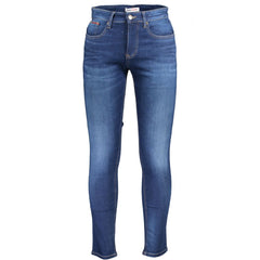 Calça jeans e calça Tommy Hilfiger de algodão azul
