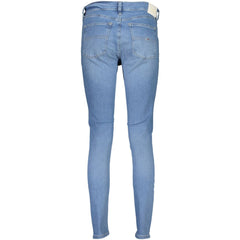 Calça Jeans Skinny Feminina Tommy Hilfiger Azul Claro Algodão