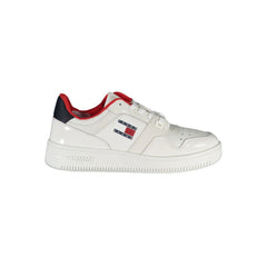 Tênis Tommy Hilfiger Branco de Couro Feminino